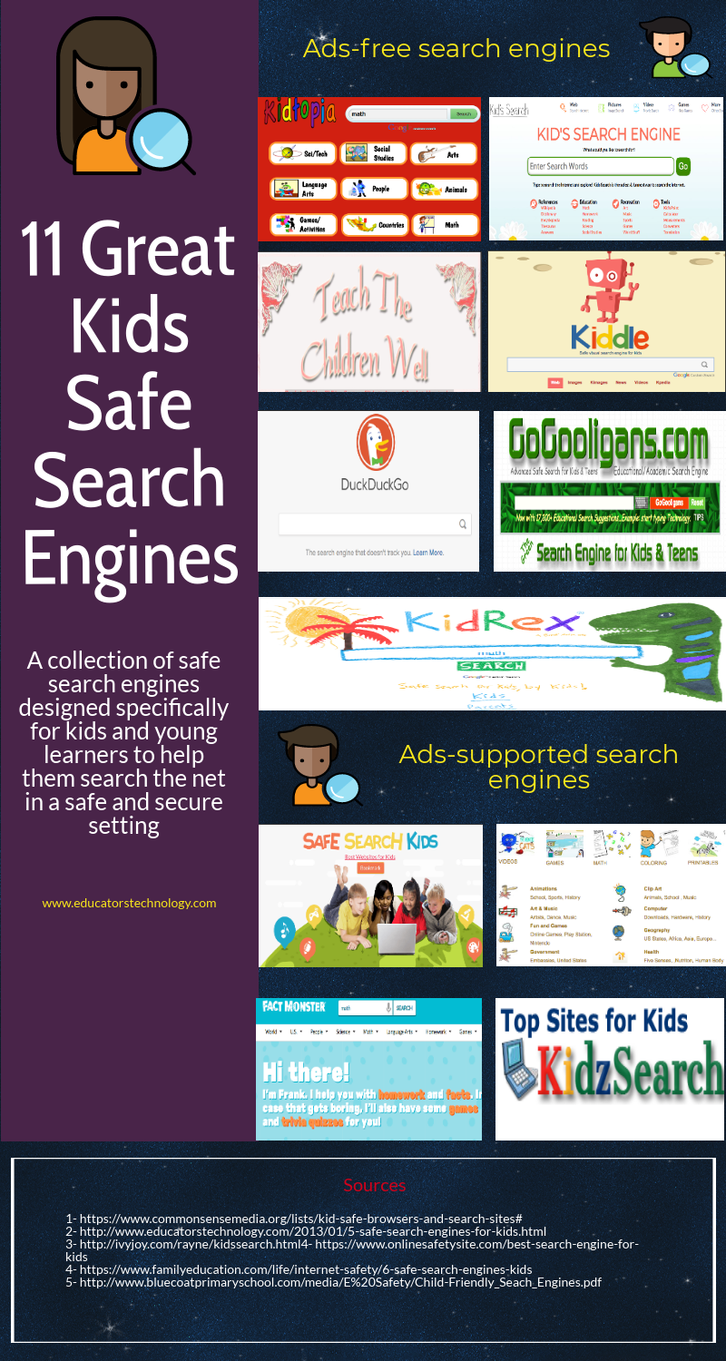 11 Great Kids Safe Search Engines