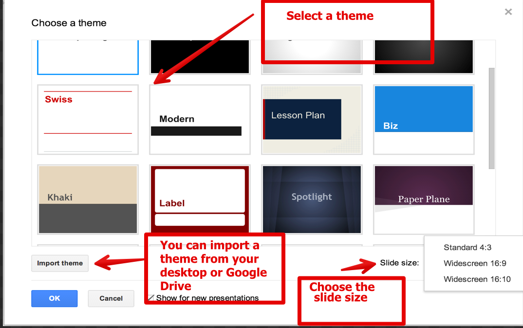 how to create a good presentation in google slides