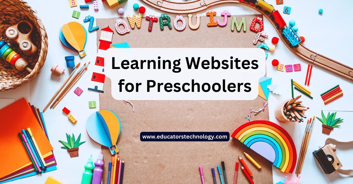 Best Websites for Preschoolers - Educators Technology