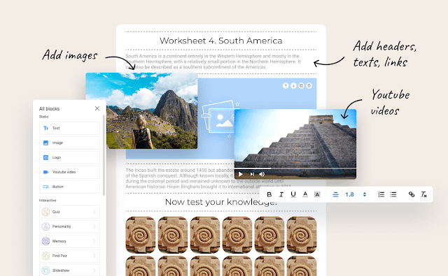 Interacty educational games creation Interacty educational games creation