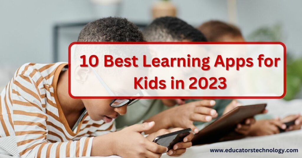 Learning apps for kids in 2023