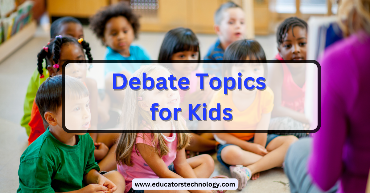 Debate Matters for Youngsters – Educators Expertise
