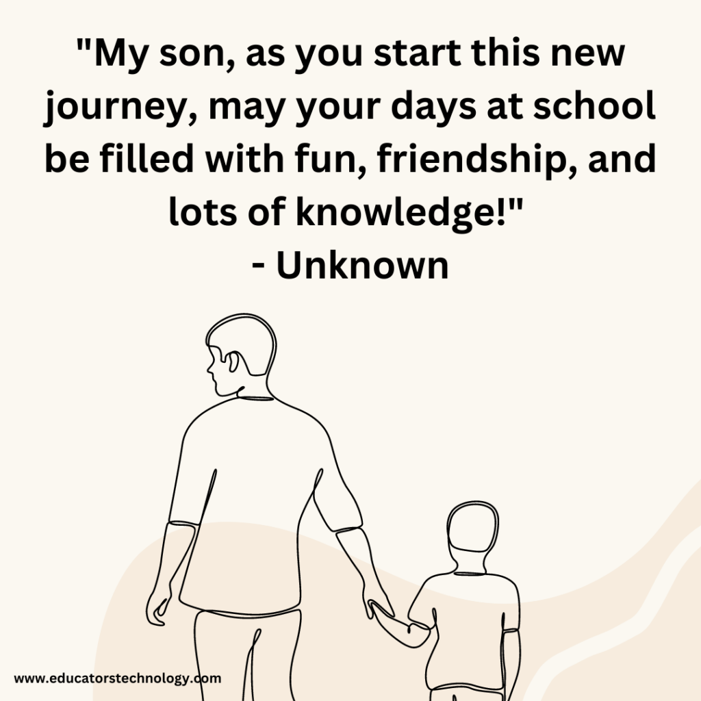 First Day of School Quotes