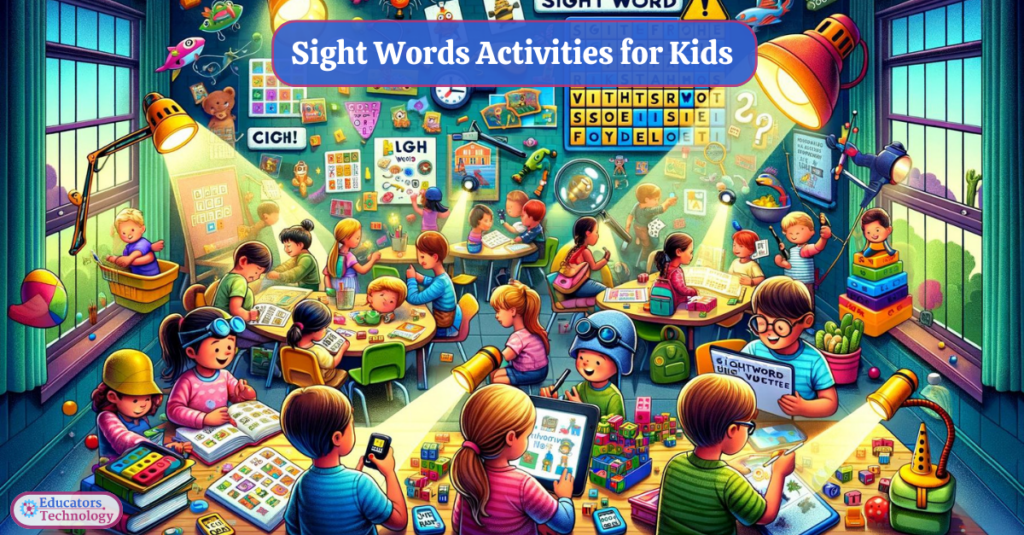 Sight Words Activities for Kids