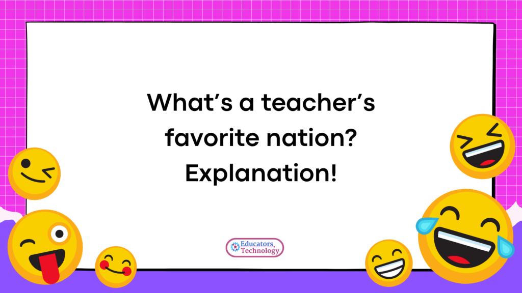 Kid Jokes about School