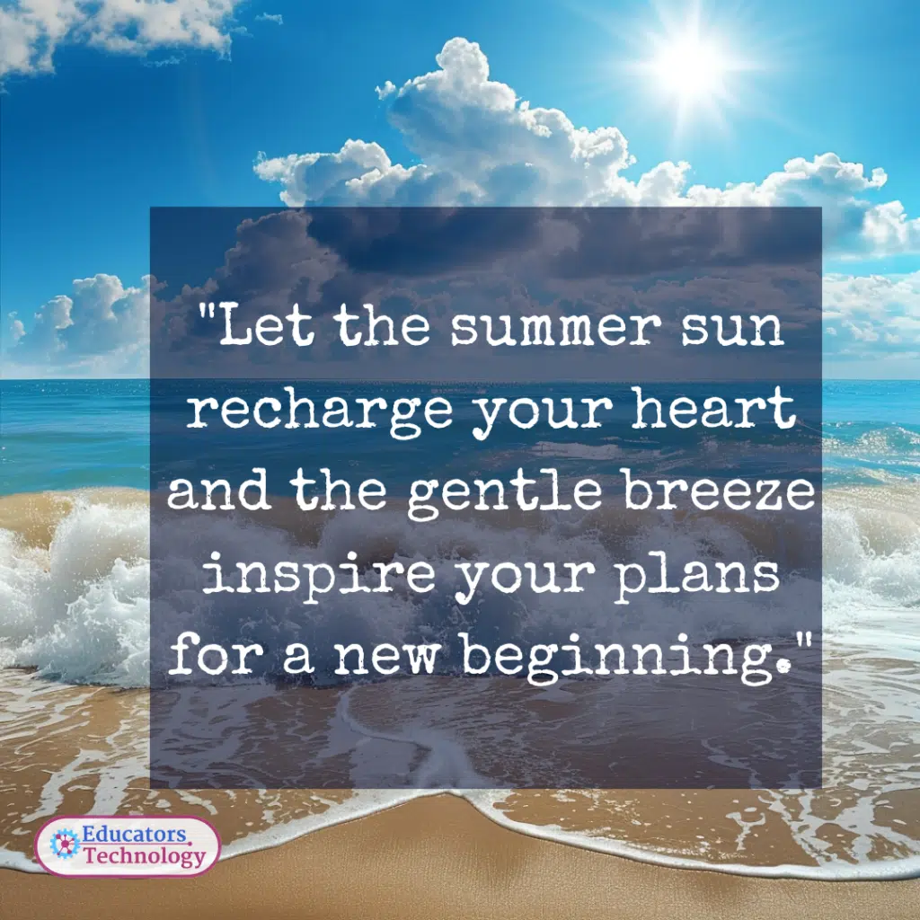 Teacher Summer Quotes