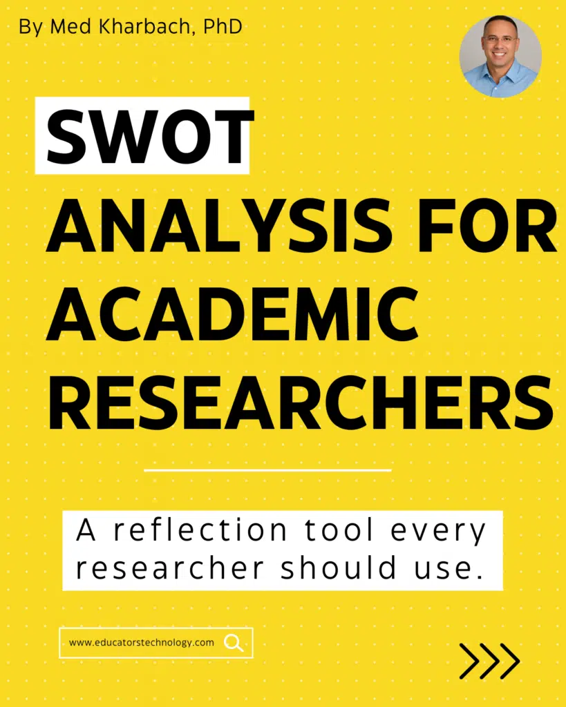 SWOT for Academic Researchers