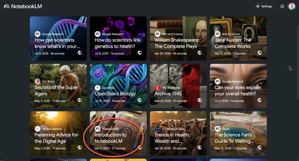 NotebookLM featured posts