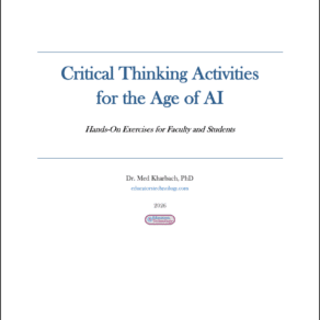 Critical Thinking Activities for the Age of AI: A Free Guide for Educators