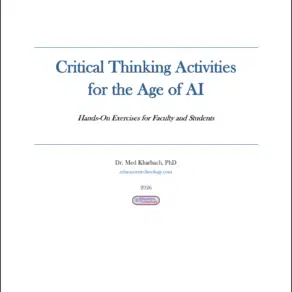 Critical Thinking Activities for the Age of AI: A Free Guide for Educators