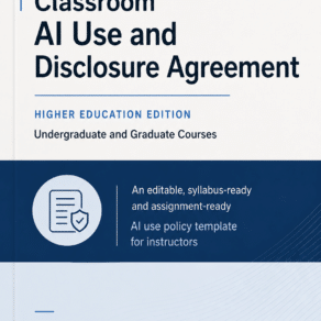 AI Use Policy for Higher Education: A Free Editable Template