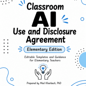AI Use Agreement for Elementary Teachers: A Free Editable Template