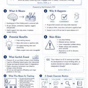 Cognitive Offloading and AI: What Teachers Need to Know