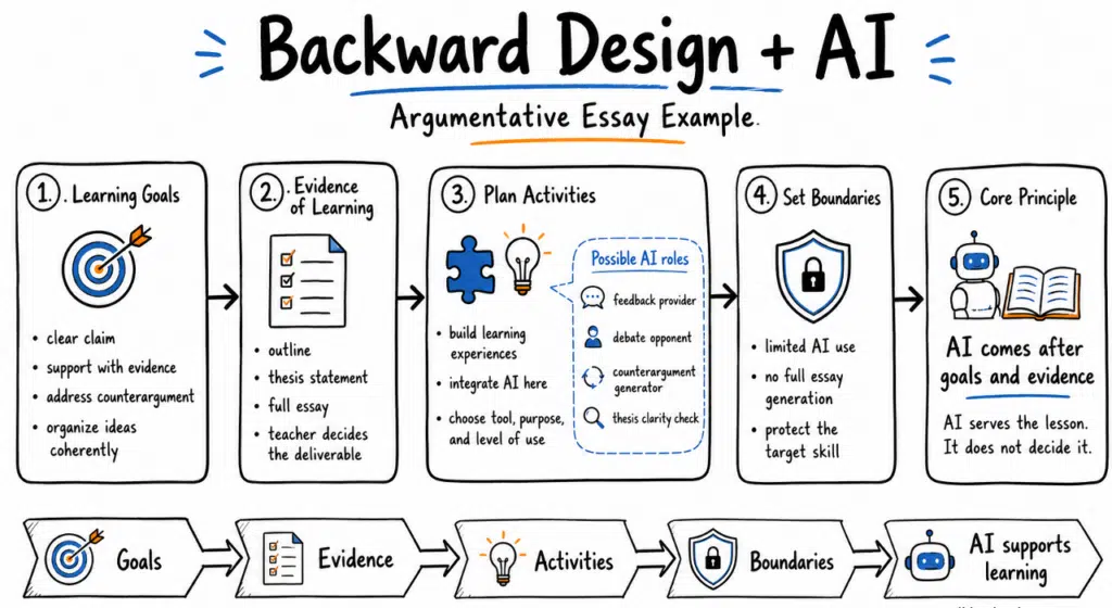 backward design and AI