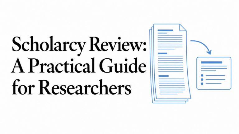 Scholarcy Review: A Practical Guide for Researchers