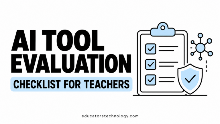 AI Tool Evaluation Checklist for Teachers