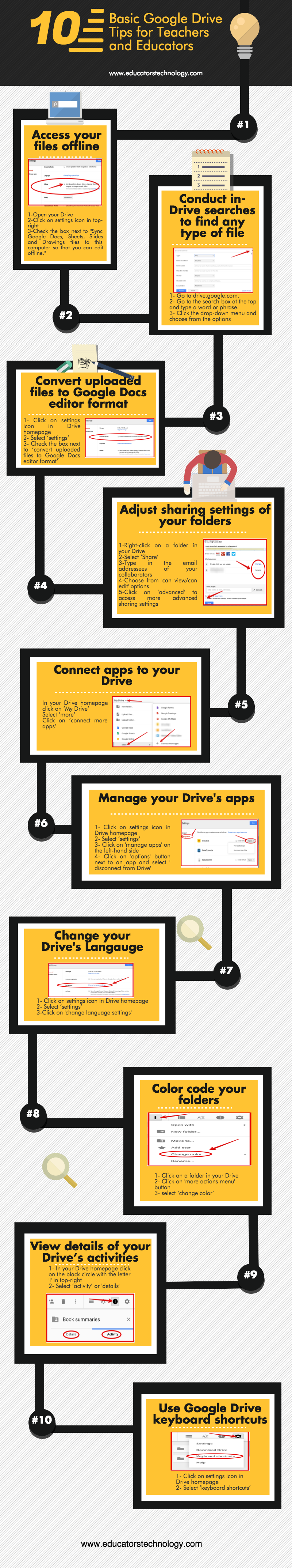 google drive tips for teachers