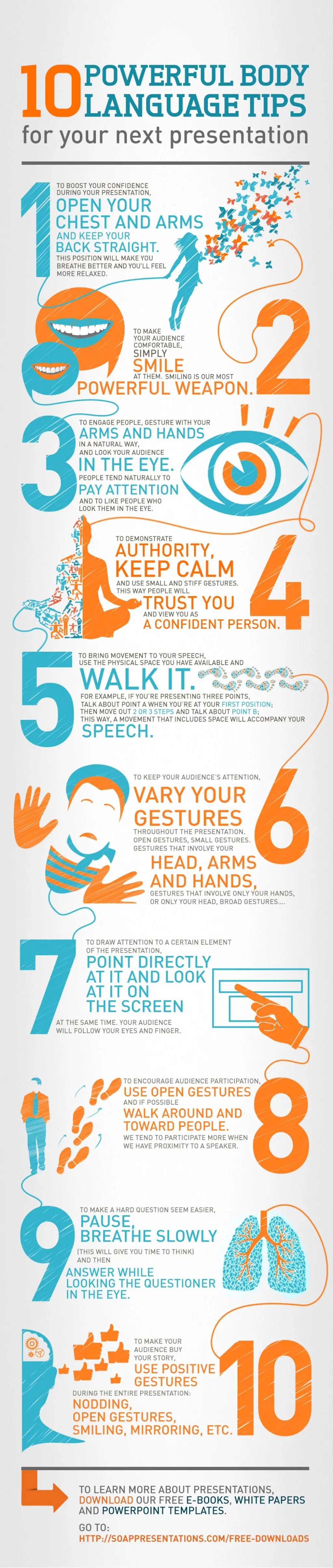 body language tips for presentations