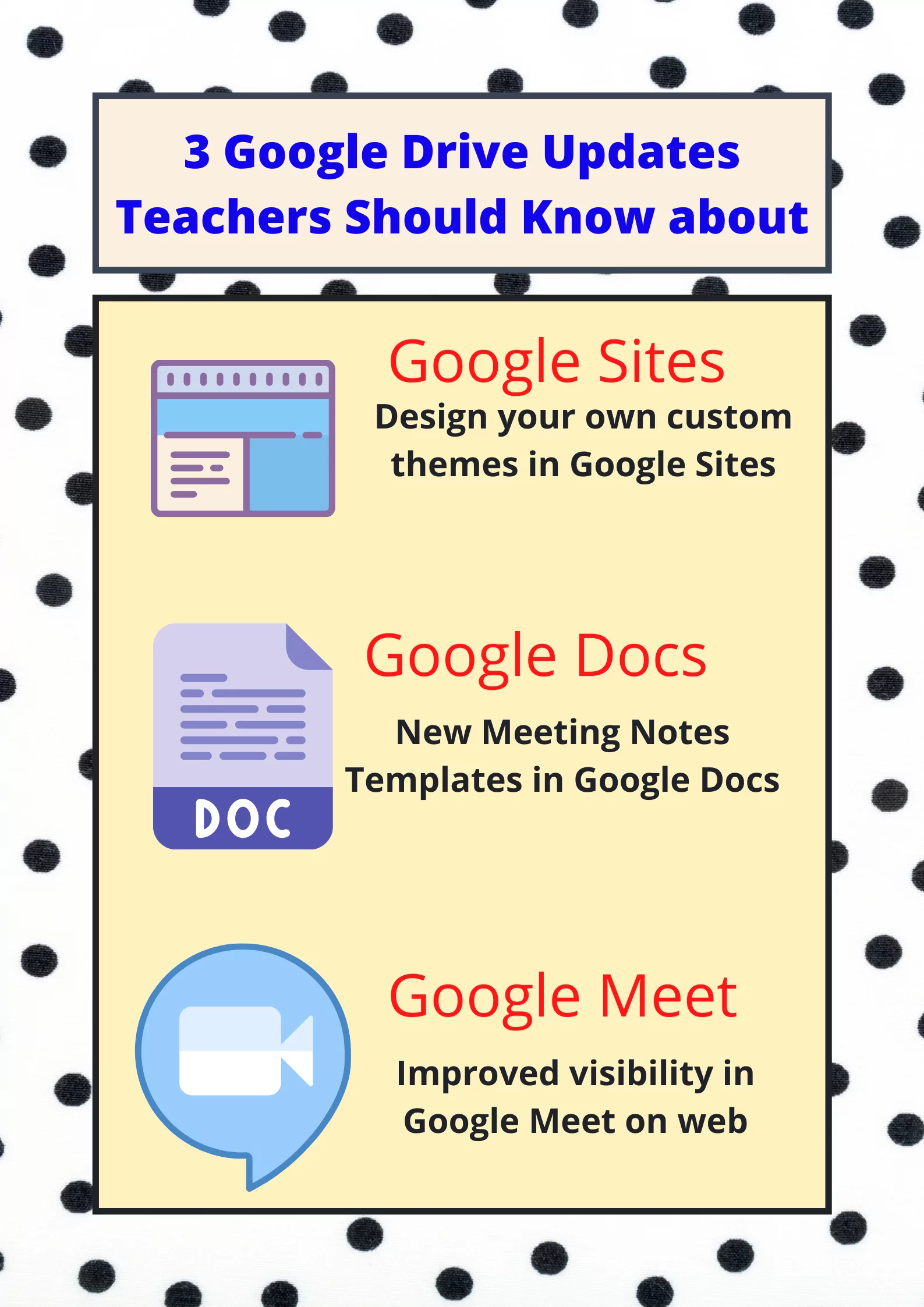 3 Google Drive Updates Teachers Should Know about
