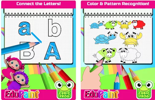 ABC colouring book app