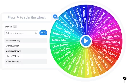 Name Wheel Spinner