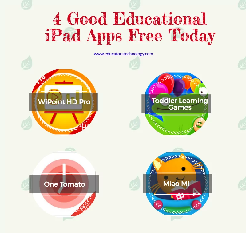 4 Good Educational iPad Apps Free Today