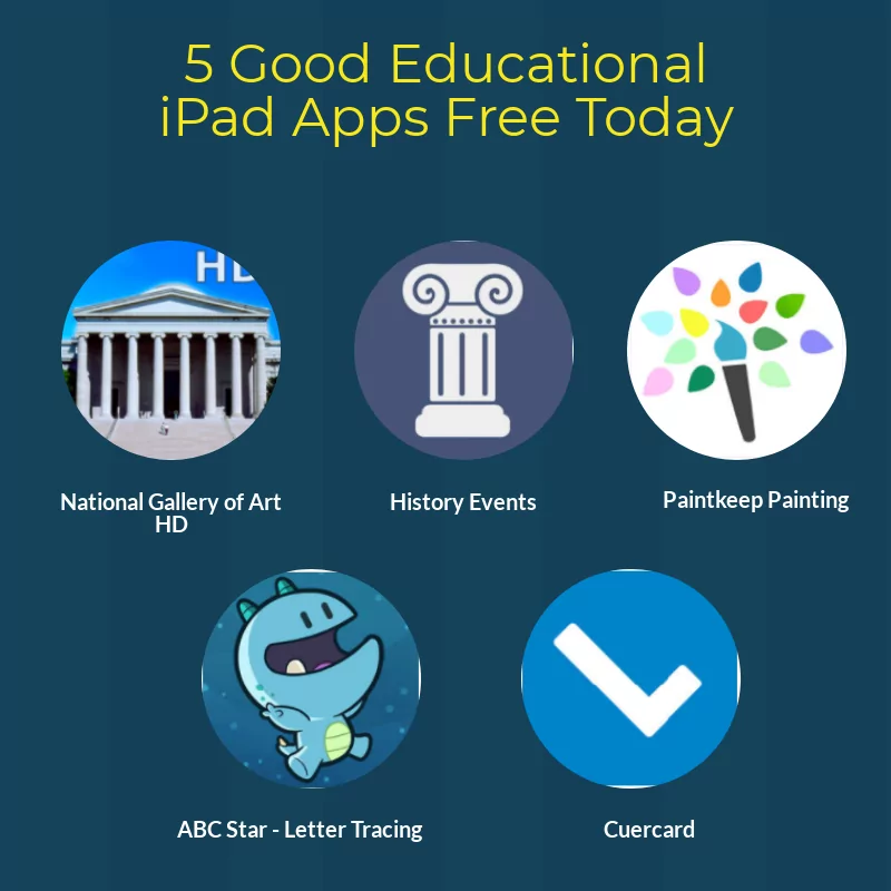 5 Good Educational iPad Apps Free Today