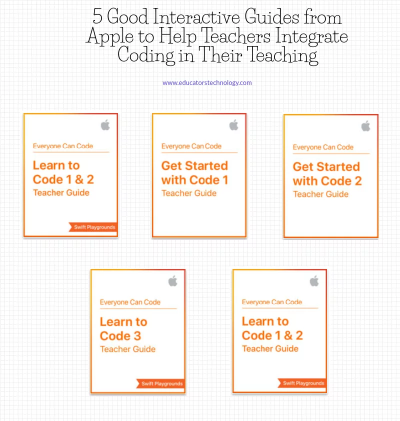 5 Good Interactive Guides from Apple to Help Teachers Integrate Coding in Their Teaching