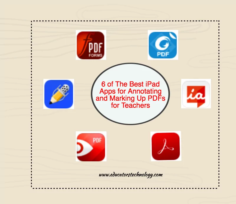 6 of The Best iPad Apps for Annotating and Marking Up PDFs for Teachers