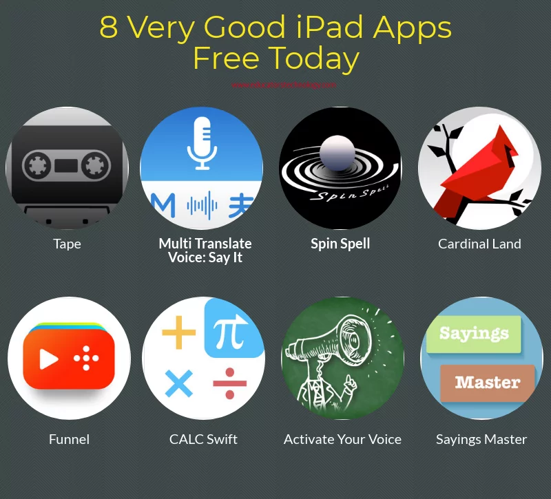 8 Very Good iPad Apps Free Today