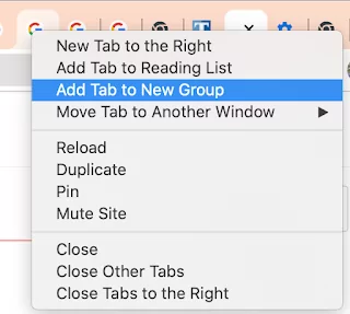 Chrome tips for teachers- create tab groups