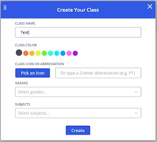 Go-formative-create new class