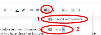 Embed YouTube videos in blog posts