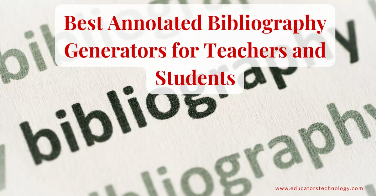 Annotated bibliography generators