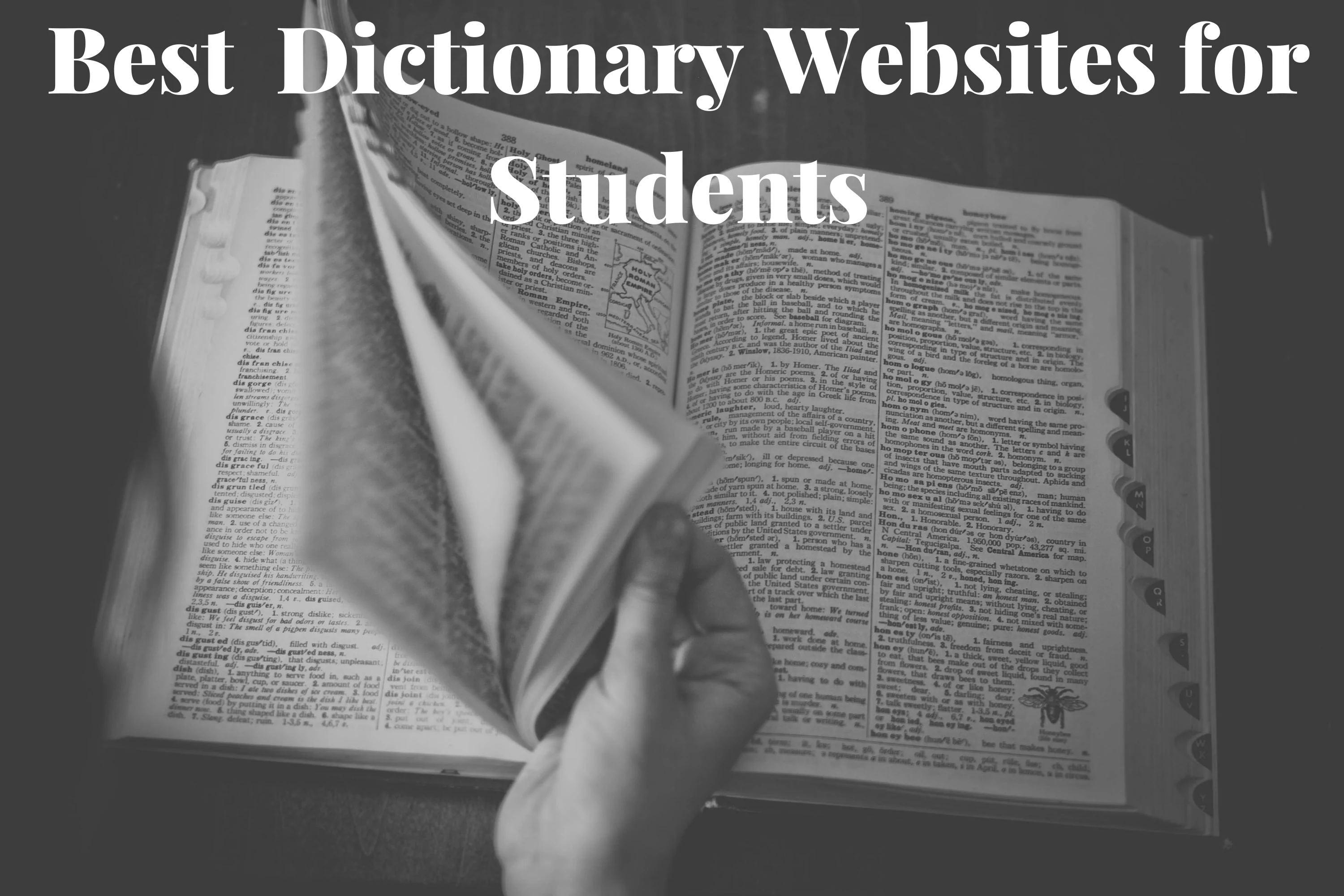 Online Dictionaries for Students
