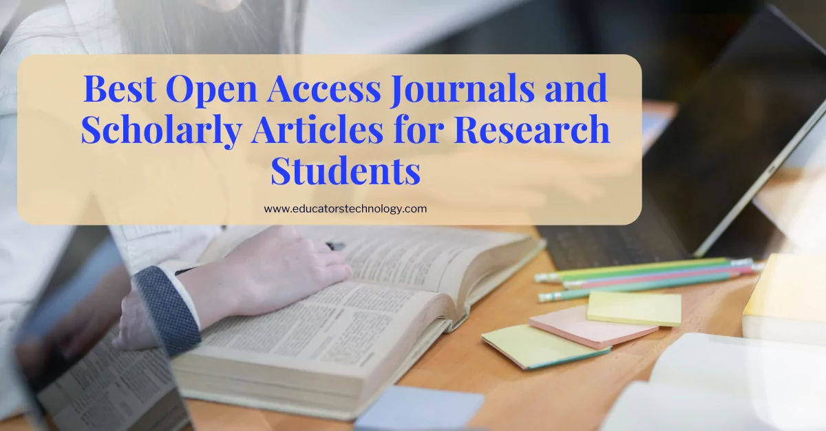 Websites for scholarly articles