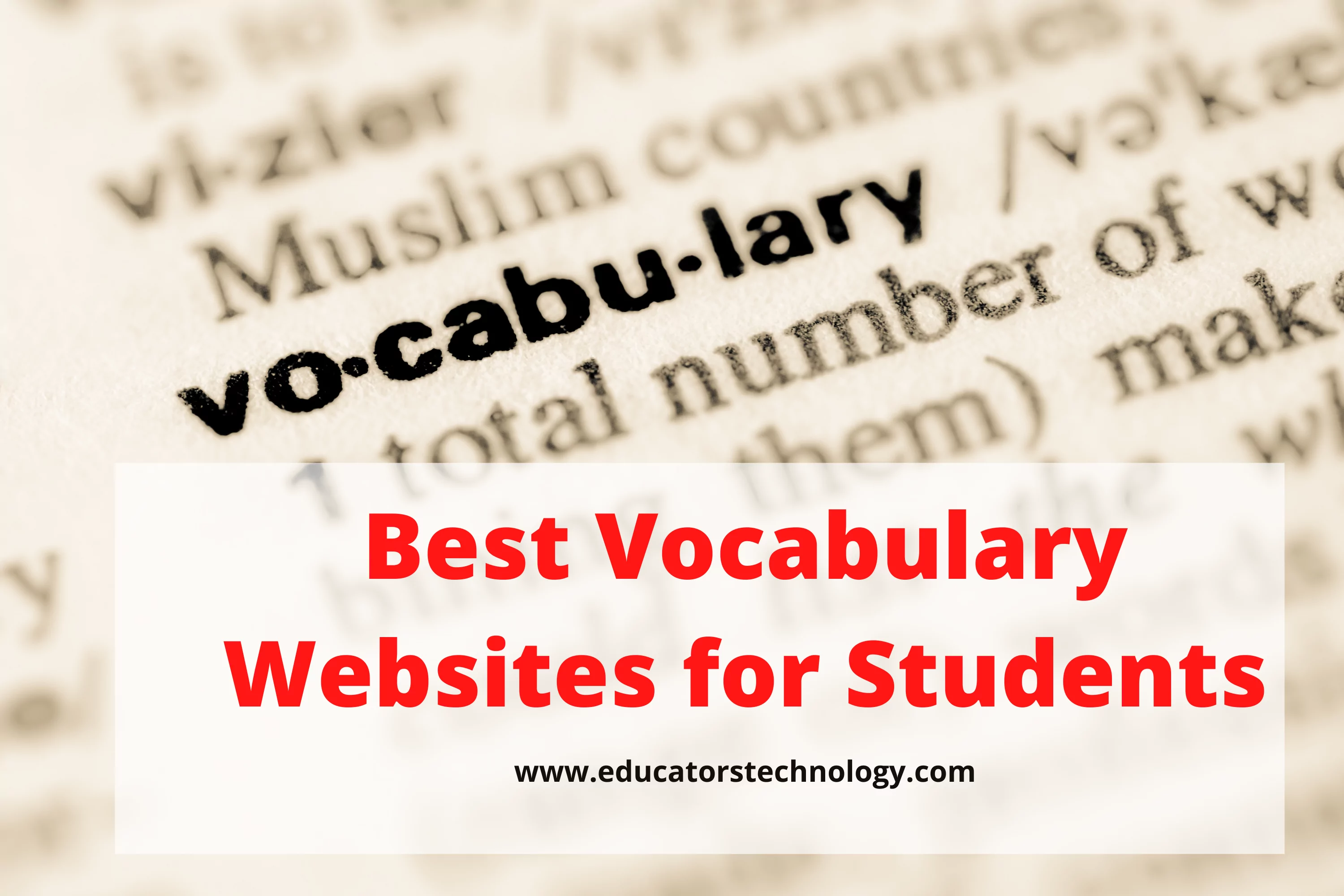 vocabulary websites