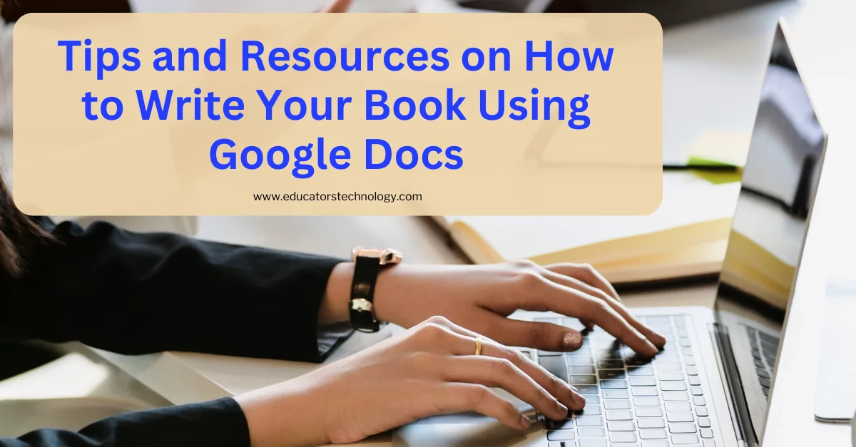 Book writing on Google Docs