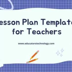 Free Lesson Plan Templates
