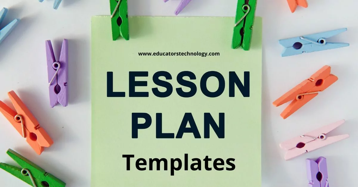 Lesson plan templates