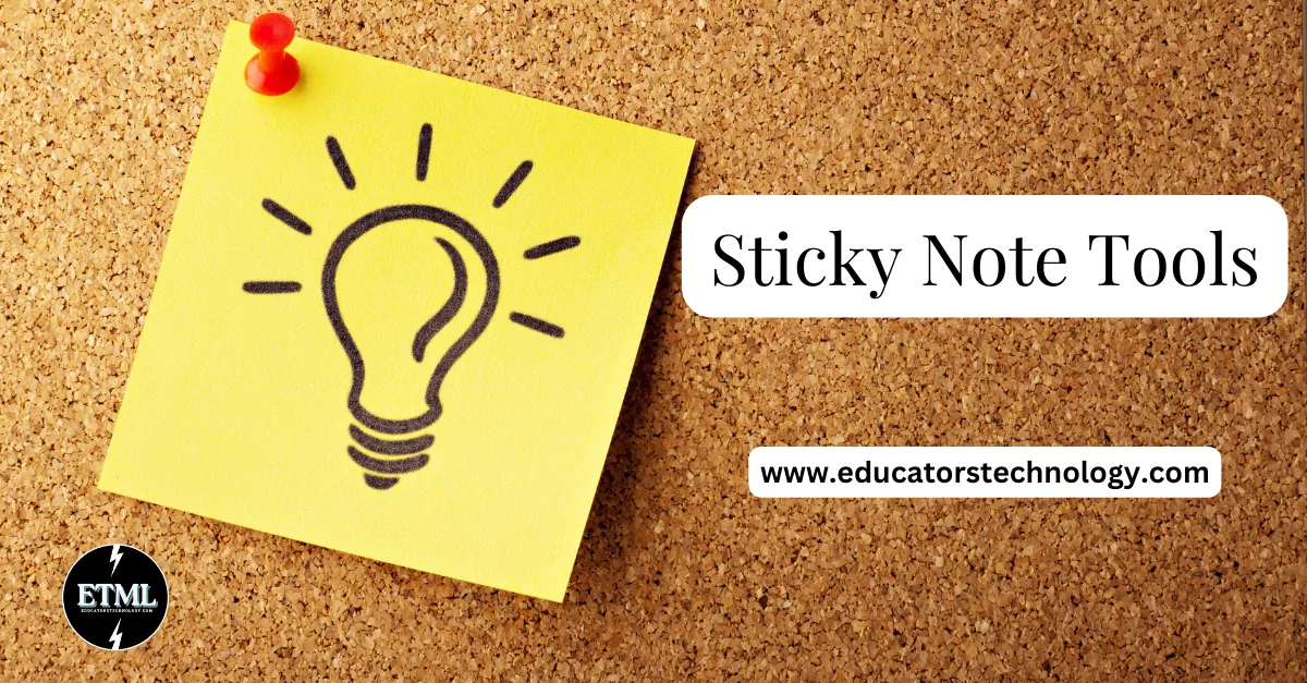 Online sticky note tools