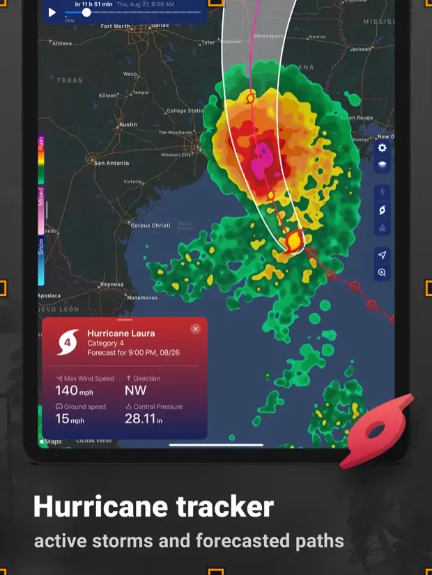 Hurricane tracker apps