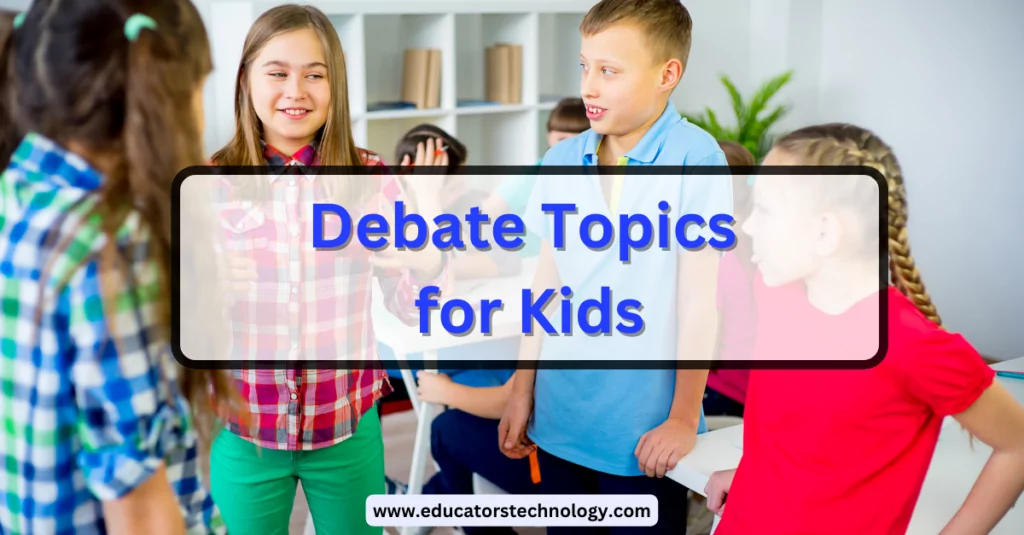 debate topics for kids