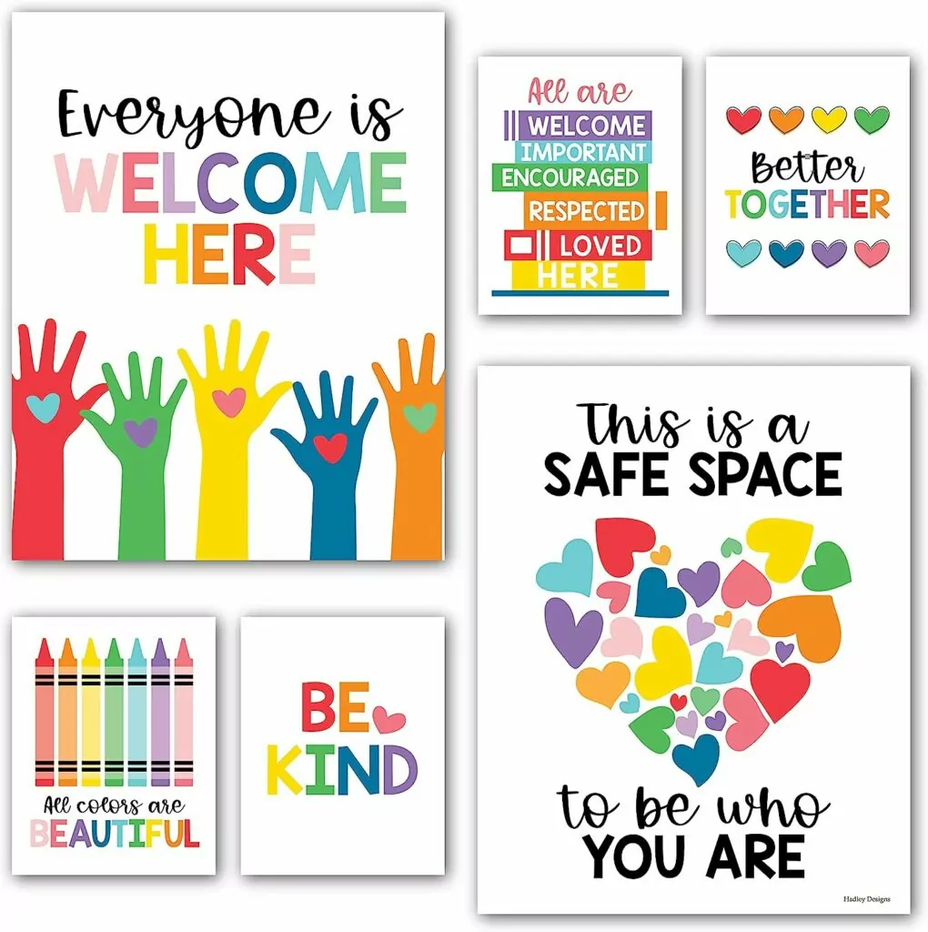 Cultural Diversity And Inclusion Posters For Classroom Educators
