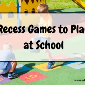 2o Engaging Recess Games to Play at School