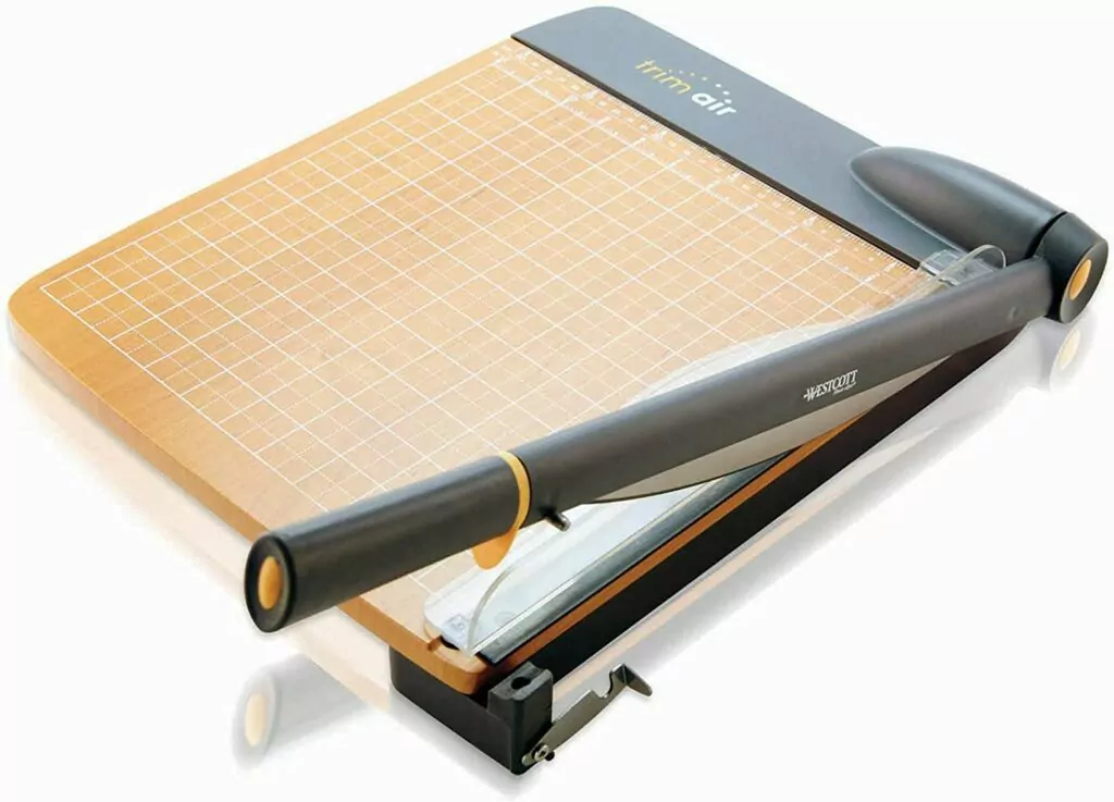 ISDIR Paper Cutter Guillotine 12 Inch Paper Cutting Board 12