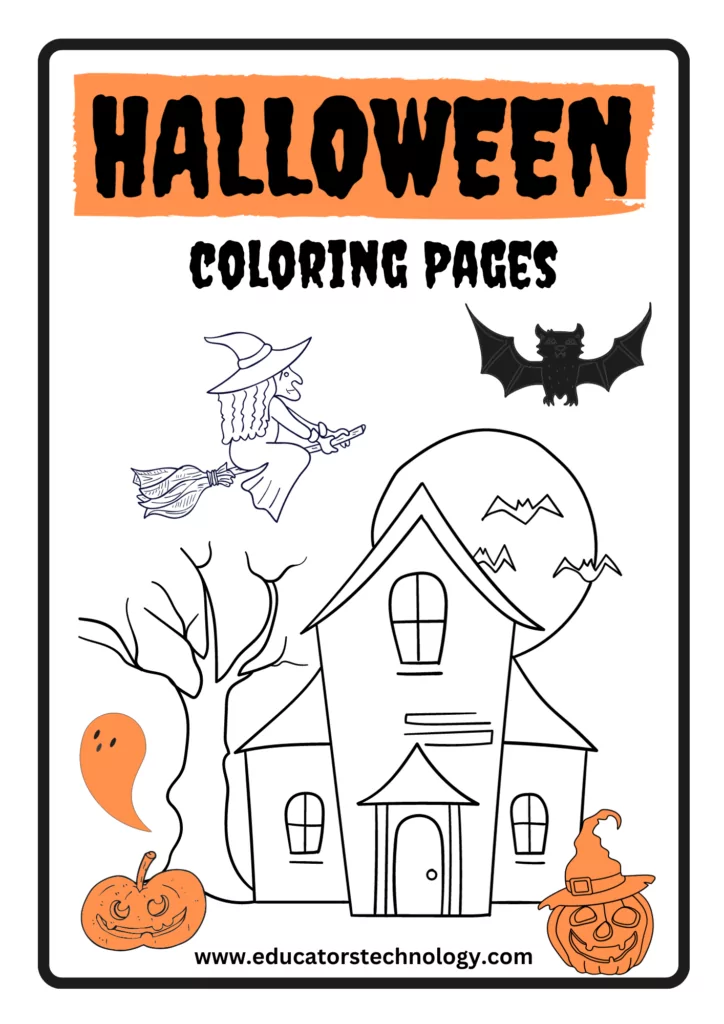 Halloween Coloring Pages Book for Kids