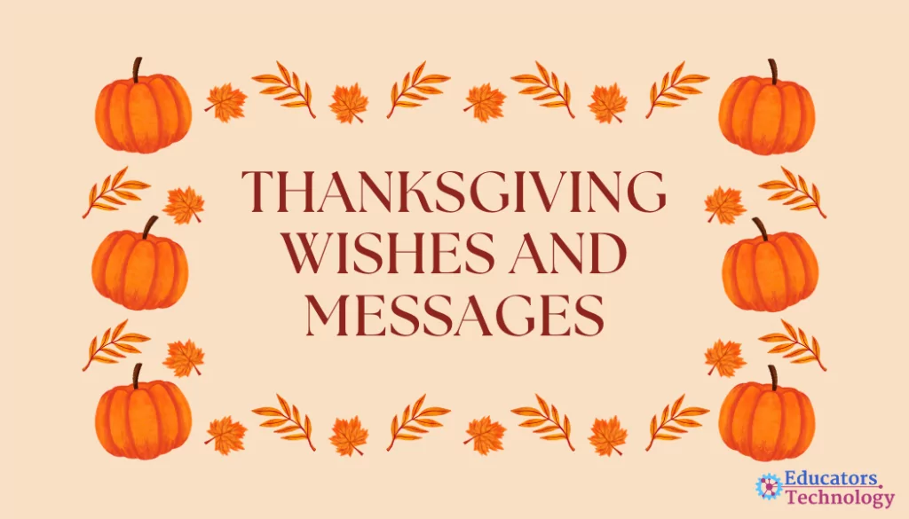 Thanksgiving Wishes and Messages