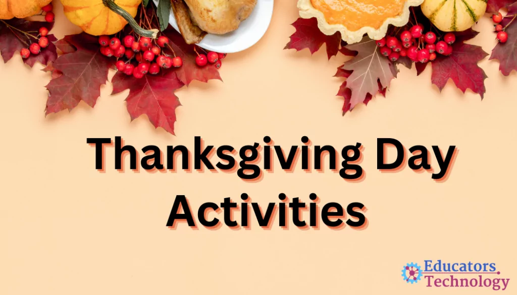 Thanksgiving Day Activities