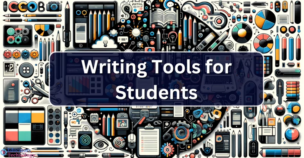 student writing websites